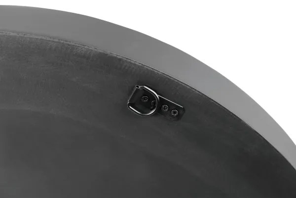 Eglo 425062 - Nástenné zrkadlo BONTANG Ø 90 cm čierna/zlatá