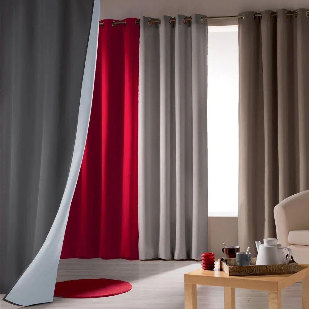 Biely termo záves 140x260 cm Icemount – douceur d'intérieur