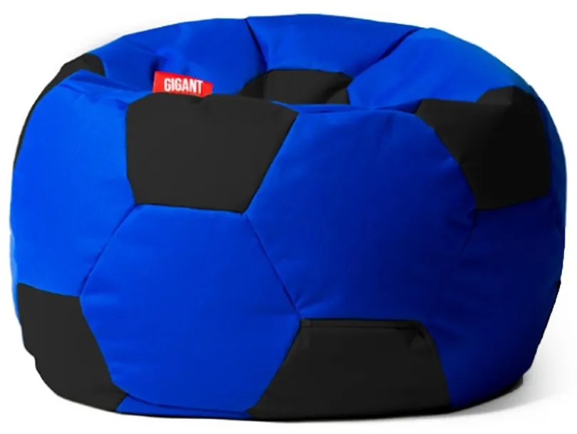 Sedací vak lopta Kodura modro-čierny