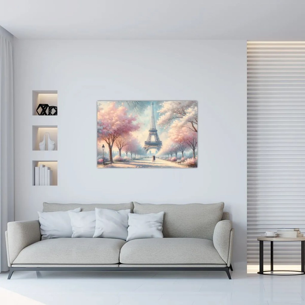 Obraz – Jar v Paríži (90x60 cm)