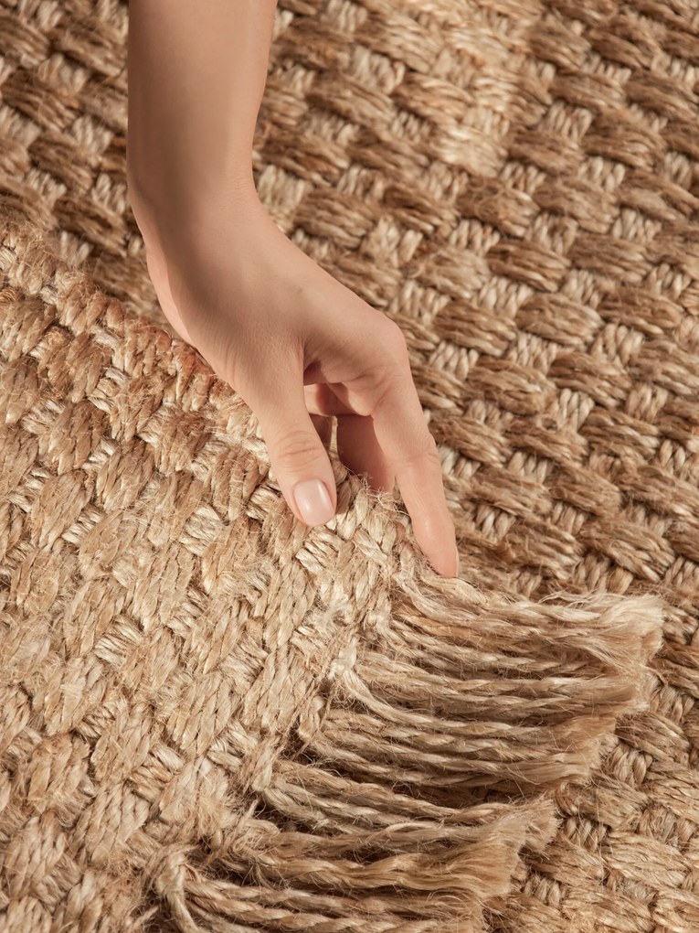 Hanse Home, Kusový koberec Handloom 106335 Fjord Natural Gold, 120x170, béžová, chodba / predsieň