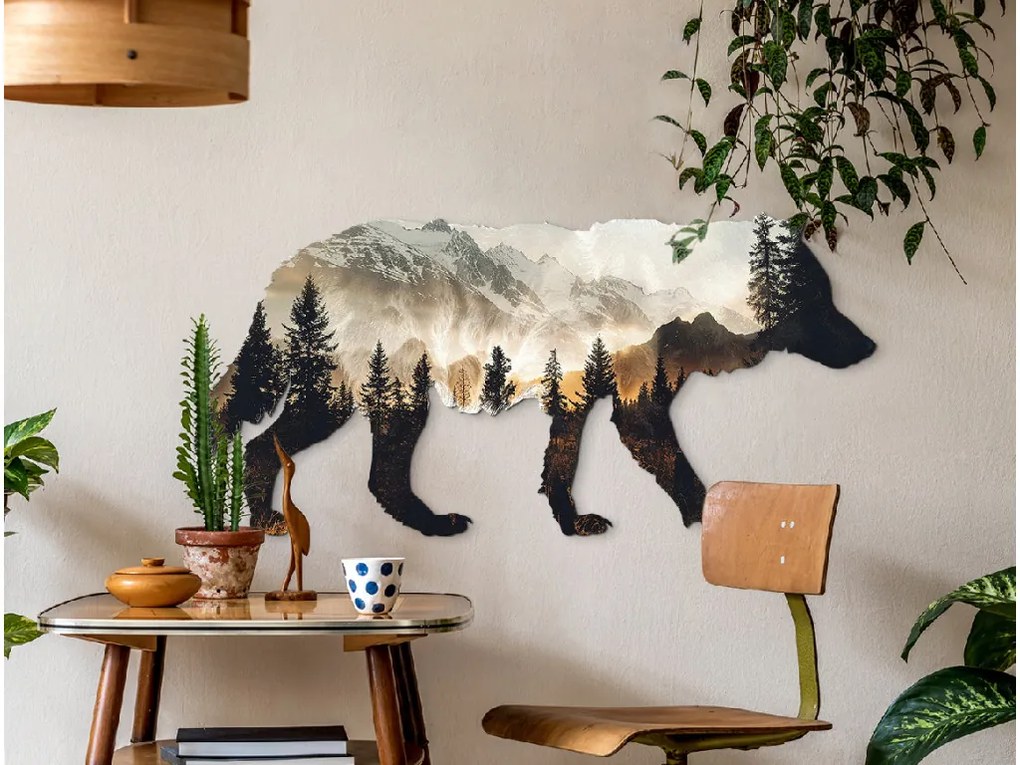drevko | Obraz na stenu Vlčí horizont 395 x 80 cm