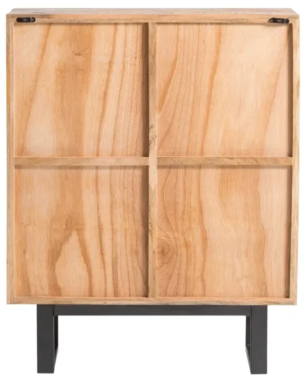 furniture-nabytek.cz - Masívna komoda Highboard v Grónsku z mangového dreva, lakovaná, hnedá