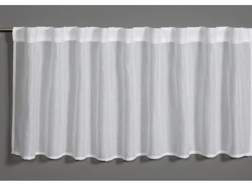 Biela záclona 45x140 cm Jacquard-Voile - Gardinia