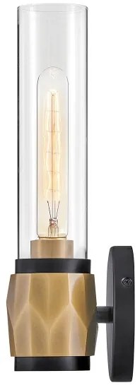Hinkley HK-ELLISON1-BK-HB -Kúpeľňové svietidlo ELLISON 1xE27/40W/230V IP44 zlatá