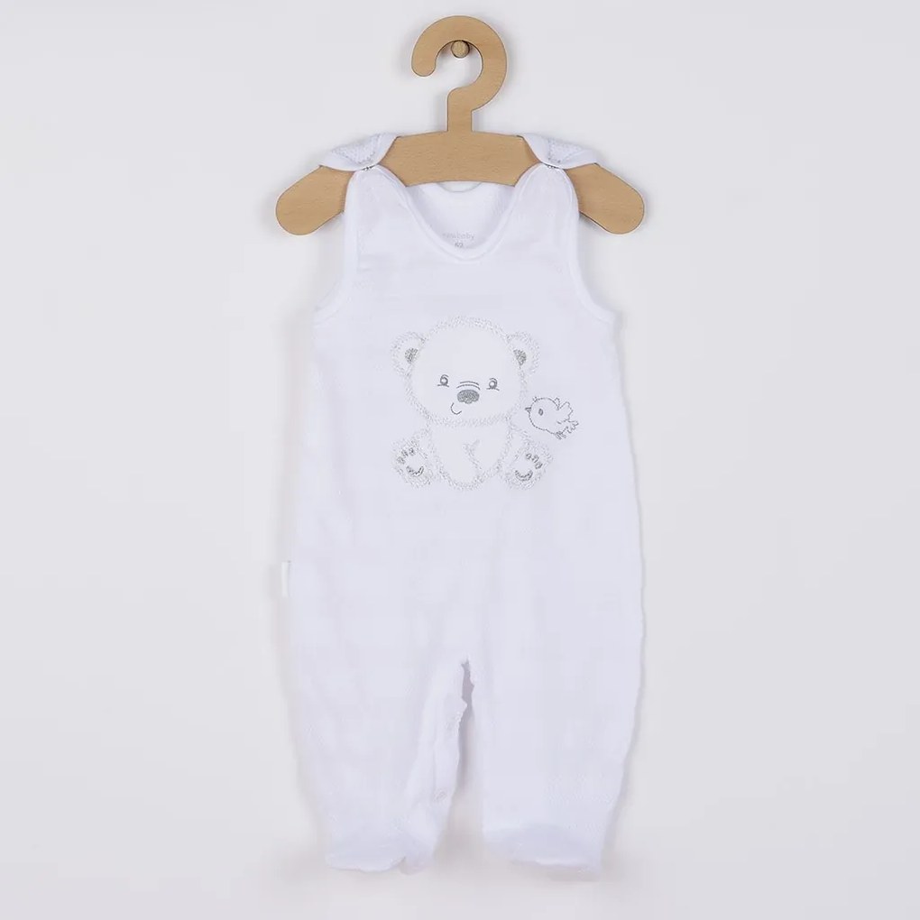 Dojčenská súprava do pôrodnice New Baby Sweet Bear biela