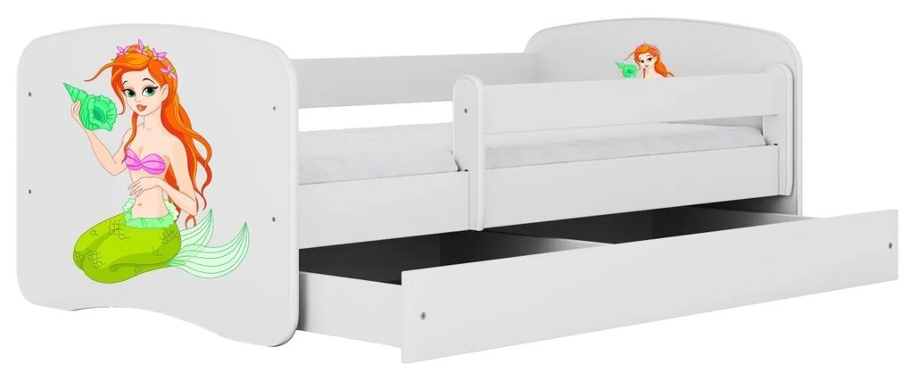 Detská postieľka Babydreams morská panna biela