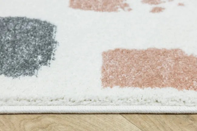 Detský koberec LIMA M038A krémový / ružový