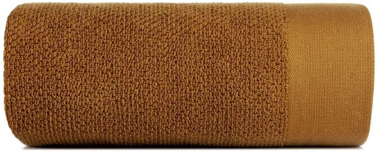EUROFIRANY Uterák so širokým lemom a froté s rypsovým efektom 30 cm x 50 cm hnedá 100 % bavlna Varianta: 396893