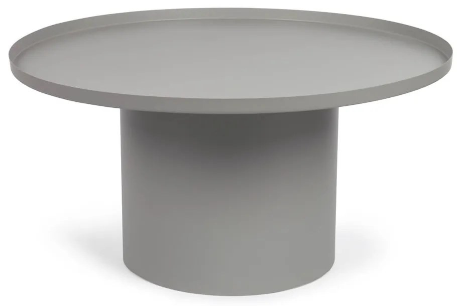Kovový okrúhly odkladací stolík ø 72 cm Fleksa – Kave Home