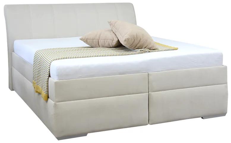 Čalúnená posteľ MERILIN 180x200 biela