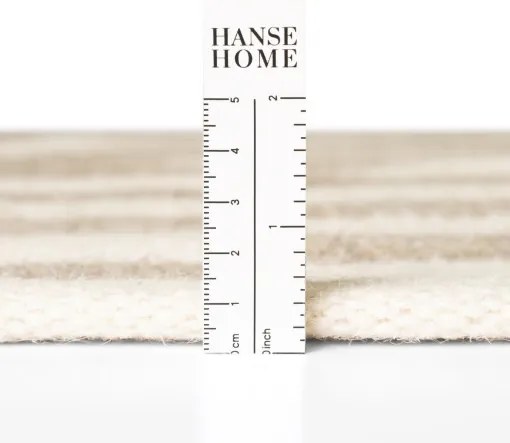 Obojstranný koberec Hanse Home Vika sivý / prírodný / biely