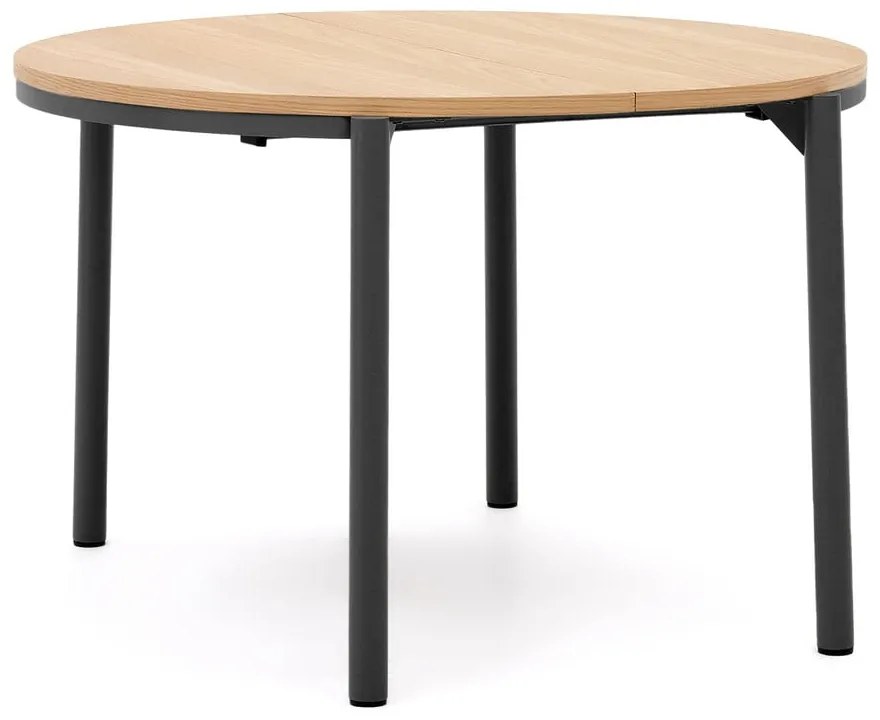 Okrúhly rozkladací jedálenský stôl v dekore duba ø 120 cm Montuiri – Kave Home