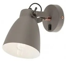 Retro a vintage svietidlo REDO ARNE AP E27 SAND GREY 01-1271