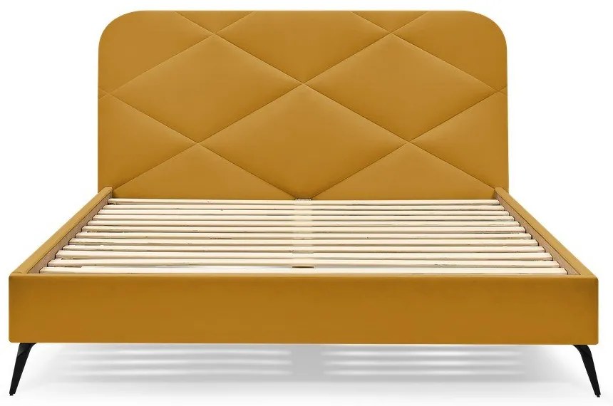 Čalúnená dvojlôžková posteľ s roštom 160x200 cm Prune – Bobochic Paris