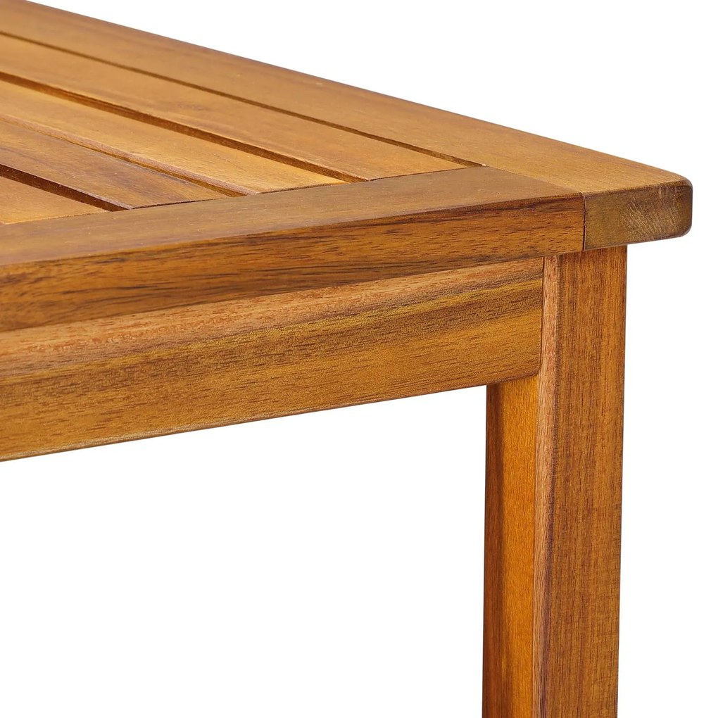 Drevený odkladací stolík WASHINGTON, 45x45x45cm, hnedá Casaria