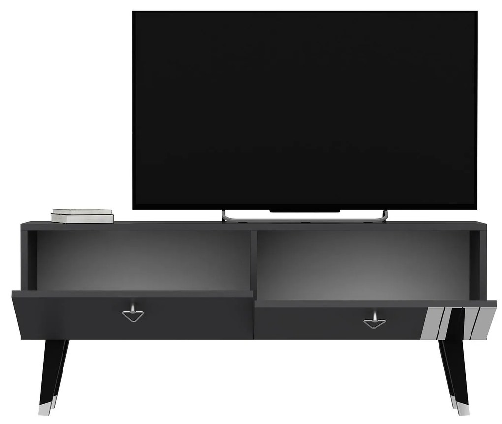 TV stolík/skrinka Nipuni (antracit) . Akcia -19%. Vlastná spoľahlivá doprava až k Vám domov. 1095209