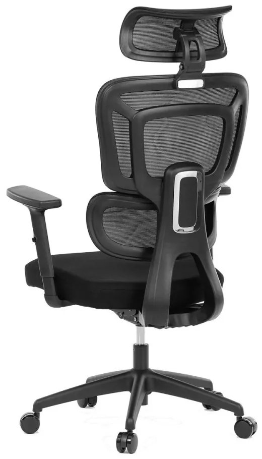 Kancelárska ergonomická stolička MARIA — látka, čierna