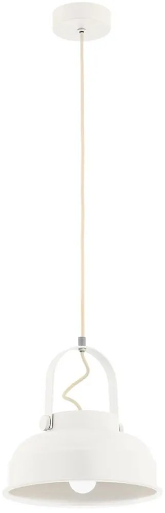 Argon 8284 - Luster na lanku DAKOTA 1xE27/15W/230V biela