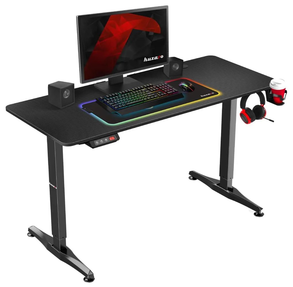 Elektricky nastaviteľný PC stolík Hyperion 8.5 (čierna). Akcia -20%. Vlastná spoľahlivá doprava až k Vám domov. 1087528