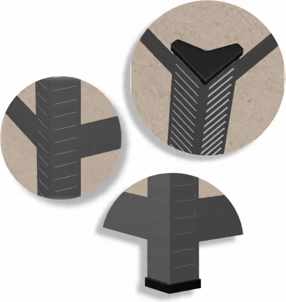 SADA DVÔCH 4-ÚROVŇOVÝCH POLIČIEK 150 x 70 x 30 CM NOSNOSŤ POLIČKY: 150 KG *2165