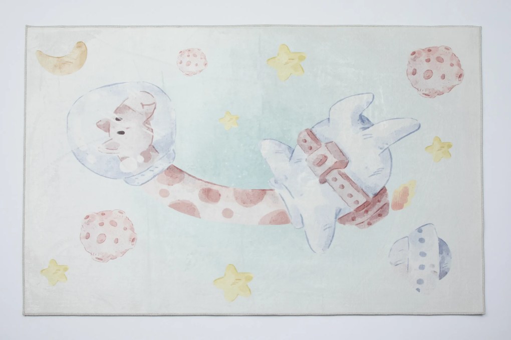 Detský koberec KIDS obdĺžnikový z polyesteru – jemné farby Rozmer: 200x300 cm