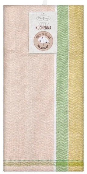 Sada kuchynských utierok OLIVIA 1 krémová / zelená
