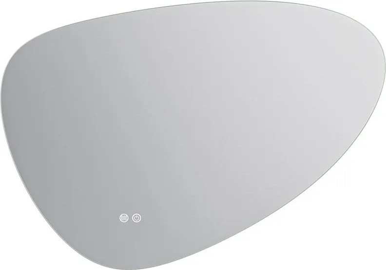 Erga Amelia, asymetrické LED zrkadlo 100x70 cm, 3630 lm, 3 farby svetla, zadné osvetlenie, ERG-V01-407-1070-00