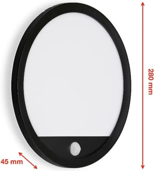 Telefunken 313705TF-LED Vonkajšie svietidlo so senzorom LED/15W/230V IP44