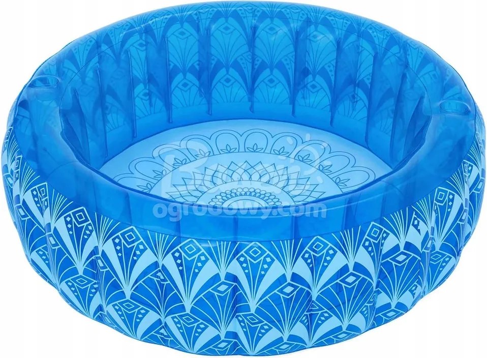 Bestway Nafukovací bazén Bohemian Blue 2 držiaky na pohár 168 x 53 cm 54479
