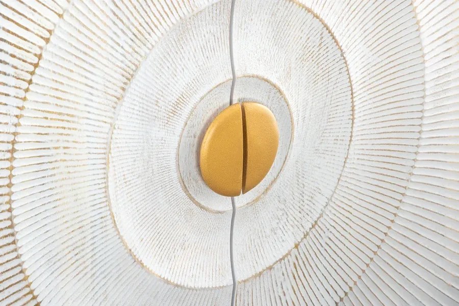 Dizajnová komoda Venetia 177 cm biele mango