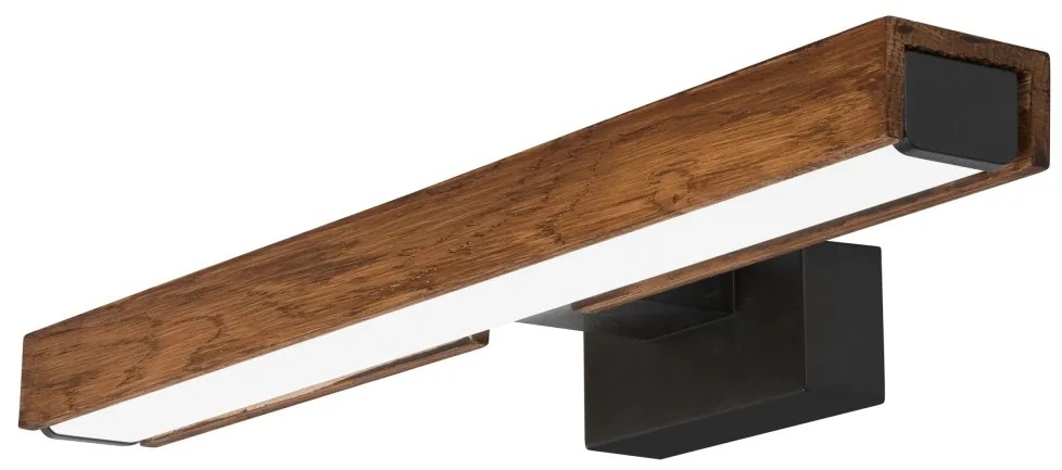Brilagi-LED Kúpeľňové osvetlenie zrkadla WOODY MIRROR LED/8W/230V IP44 dub/čierna