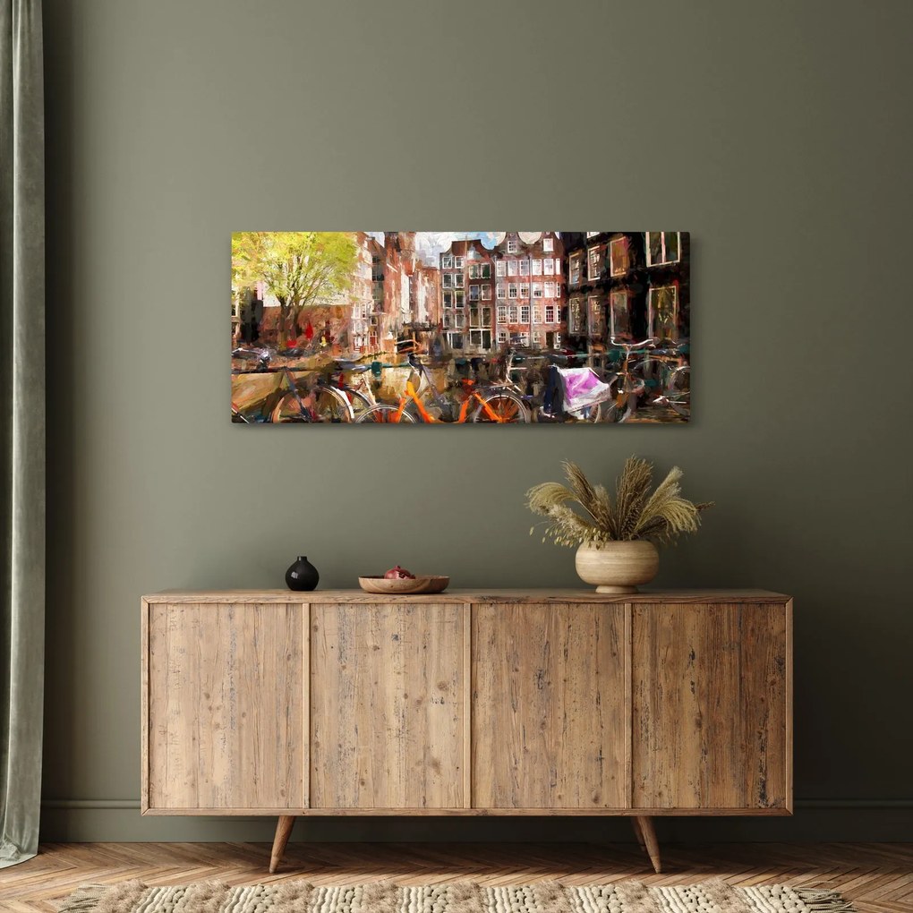 Obraz - Amsterdam (120x50 cm)