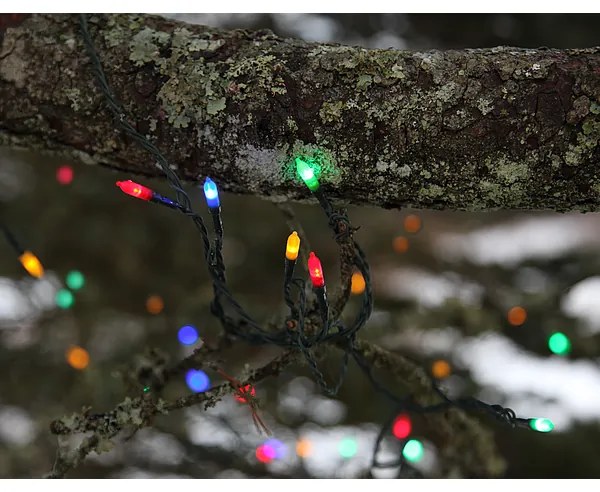 Bestent Dekoračné LED osvetlenie na vonku, 80LED, 16m, viacfarebná