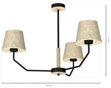 Luster na tyči ETNA 3xE27/60W/230V