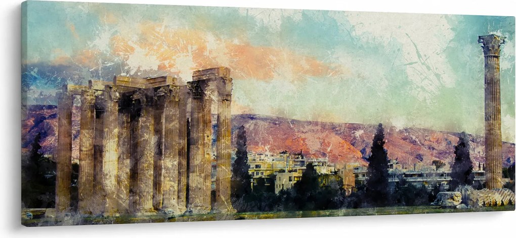 Obraz - Akropolis, Atény, Grécko (120x50 cm)