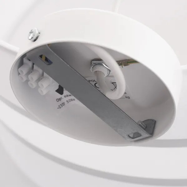 Luster na lanku CORAL 1xE27/60W/230V biela