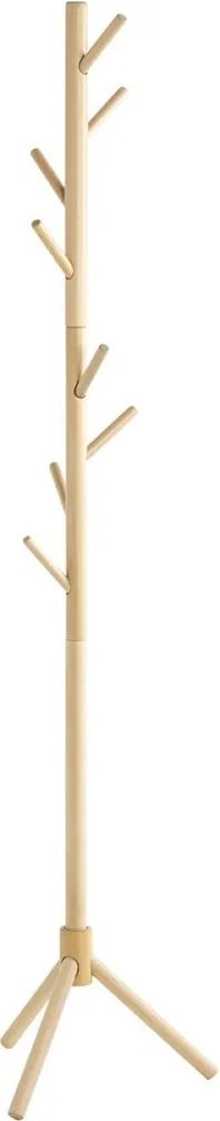 Stojací vešiak Nora, prírodné drevo