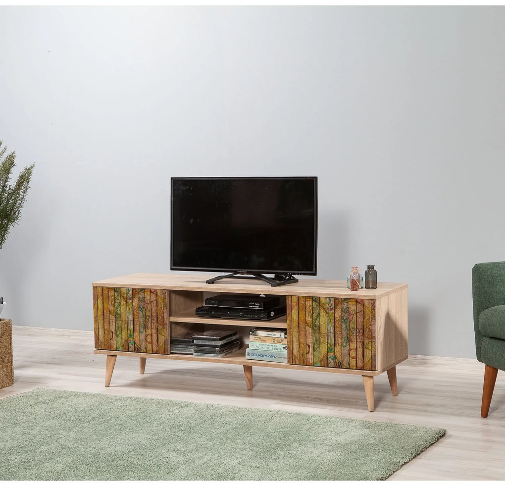 TV stolík/skrinka Thalia 725 (dub sonoma). Akcia -18%. Vlastná spoľahlivá doprava až k Vám domov. 1088371