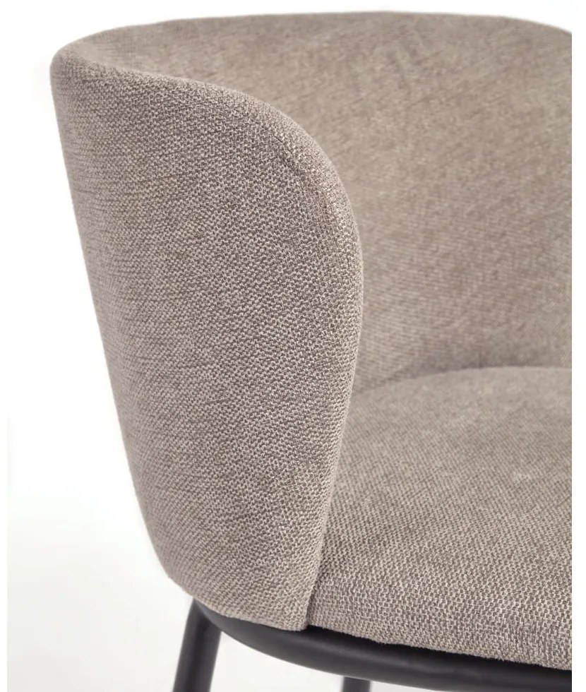 Svetlohnedá barová stolička (výška sedadla 65 cm) Ciselia – Kave Home