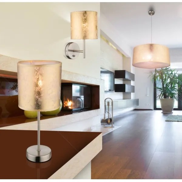 GLOBO 15187W - Nástenné svietidlo AMY 1xE14/40W/230V