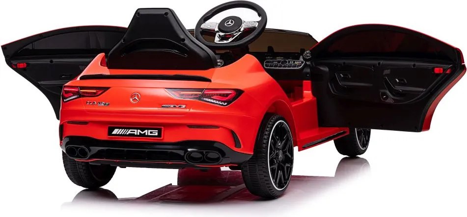 LEAN CARS Elektrické autíčko Mercedes CLA 45s AMG 4x4 červené