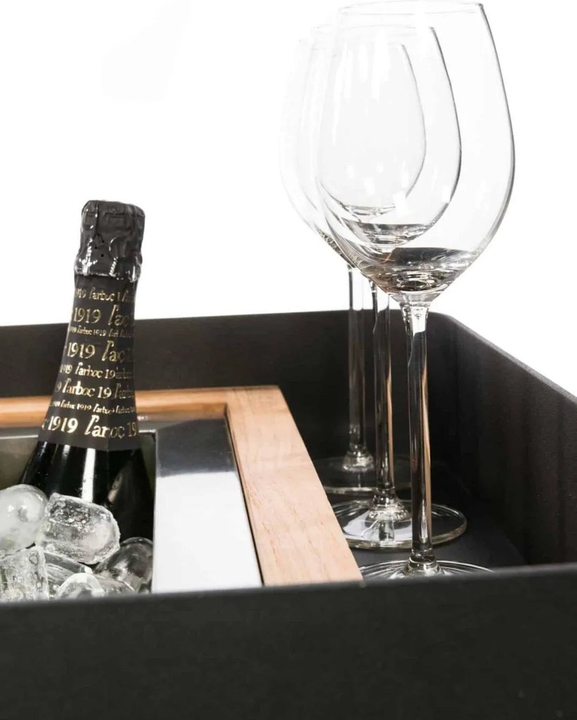 Indu+ Iceboy mobilný bar čierny