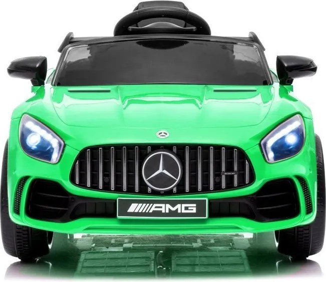 LEAN CARS Elektrické autíčko Mercedes AMG GT R, LED, MP3, zelené