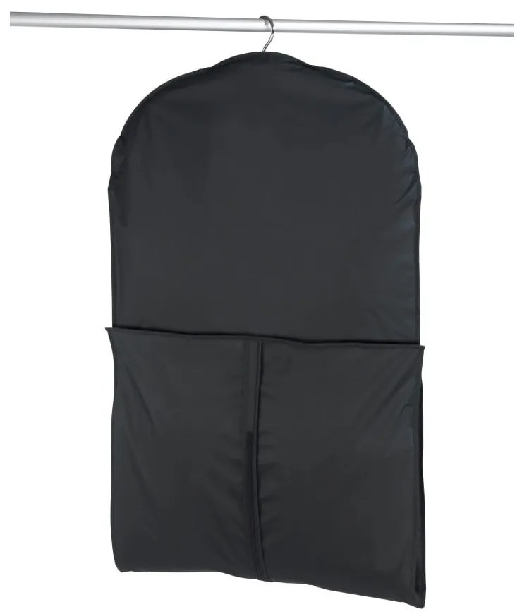 Čierny obal na oblek Wenko, 150 × 60 cm