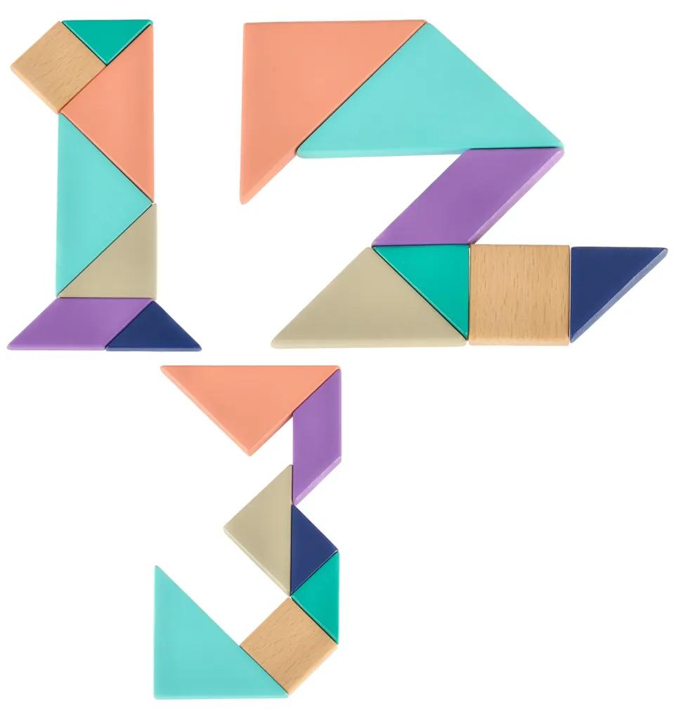 IKO Drevené puzzle – Tangram