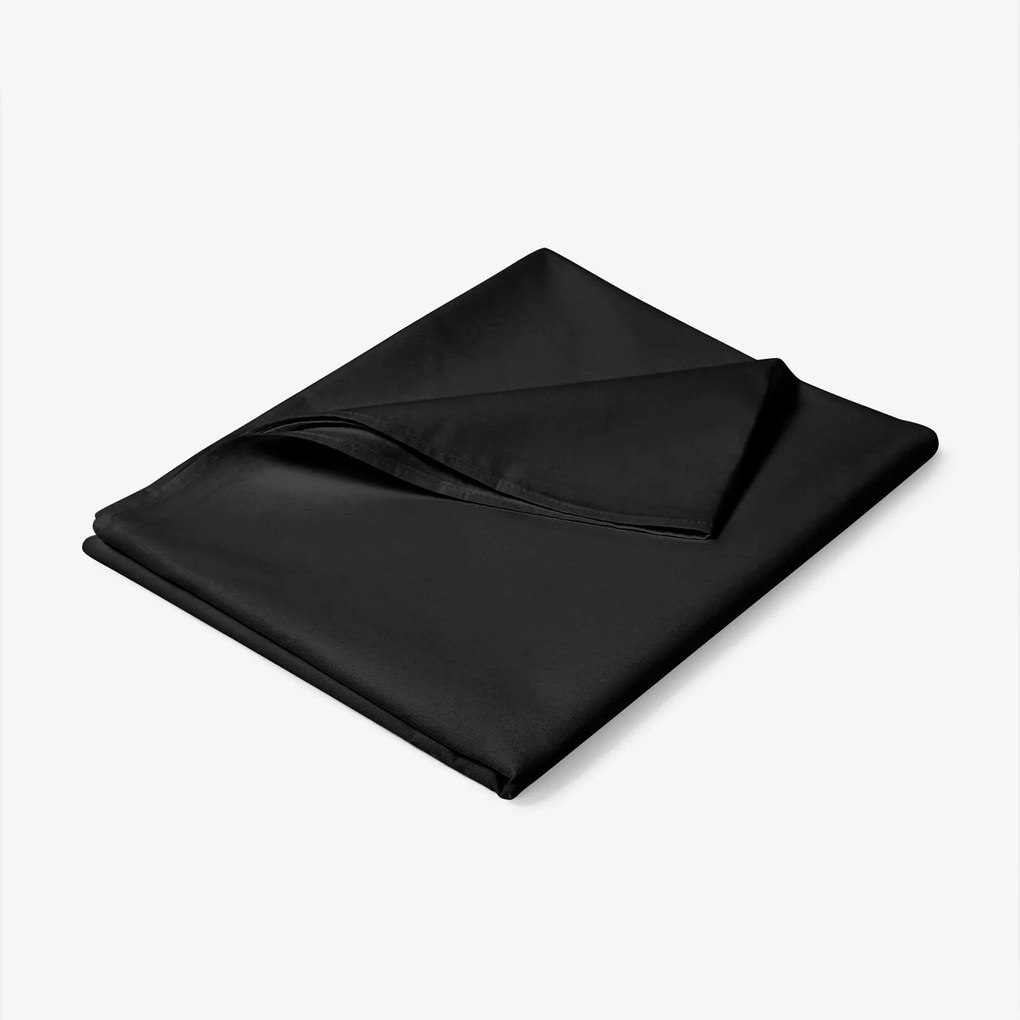 Goldea bavlnená plachta - čierna 220 x 260 cm