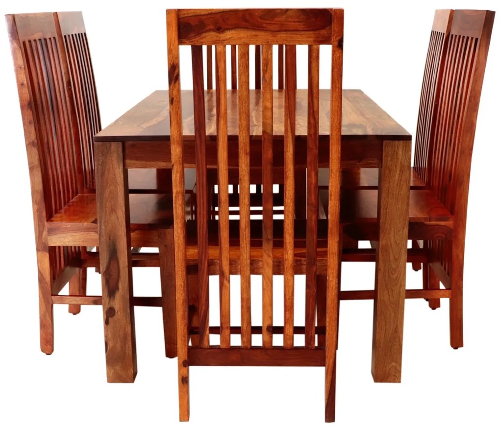 furniture-nabytek.cz - Jedálenský set pre 6 osôb Gani z indického masívu palisander