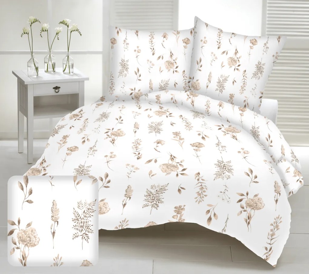 Obliečky krepové Parma 200x140cm+90x70cm TiaHome