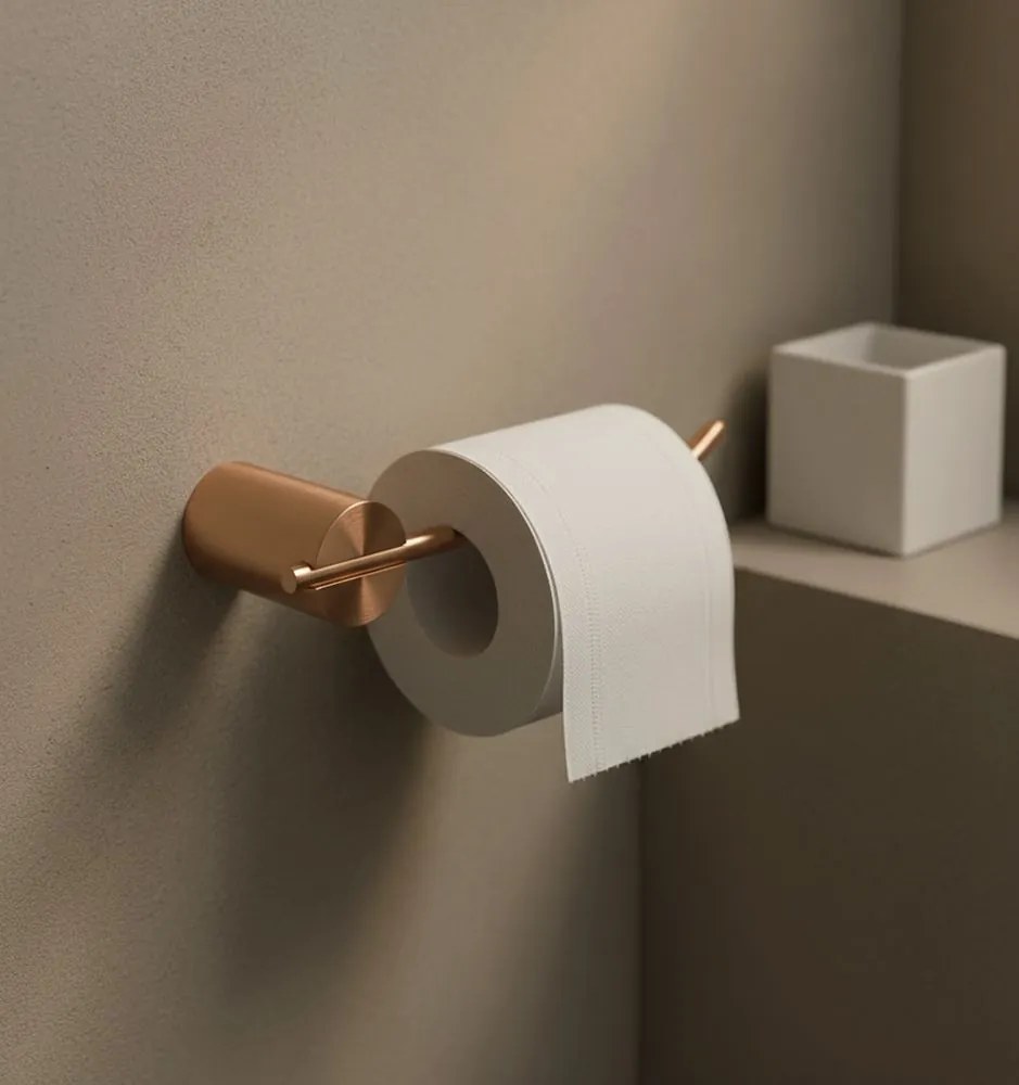 Držiak na toaletný papier REA Tomi 5809 brúsená meď